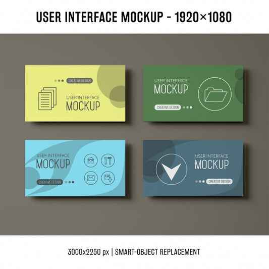 Free User Interface Mockup Psd