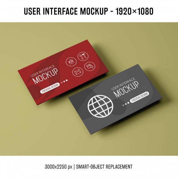 Free User Interface Mockup Psd