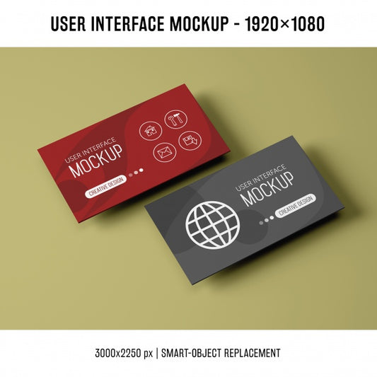 Free User Interface Mockup Psd