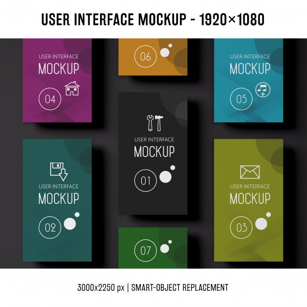 Free User Interface Mockup Psd