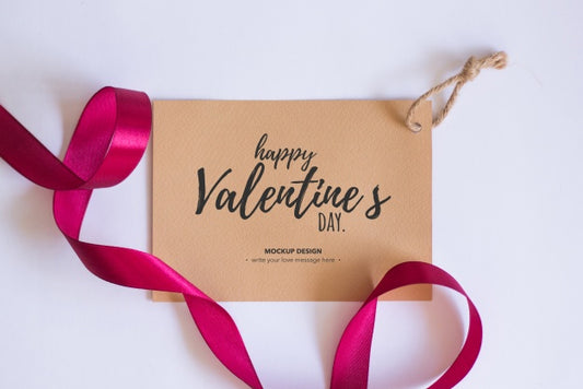 Free Valentine Elements Mockup Psd