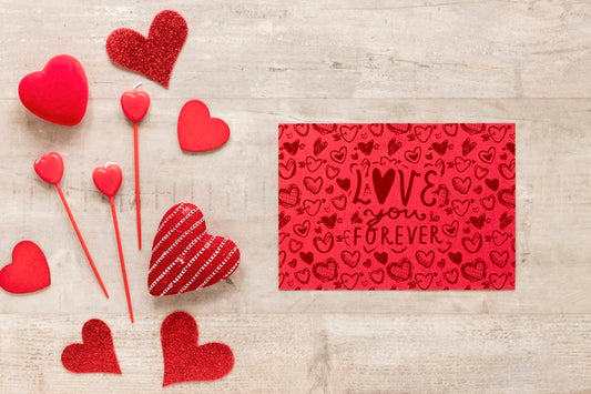 Free Valentine'S Day Concept Mock-Up Psd