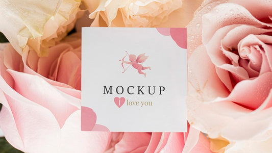 Free Valentine'S Day Concept Mock-Up Psd