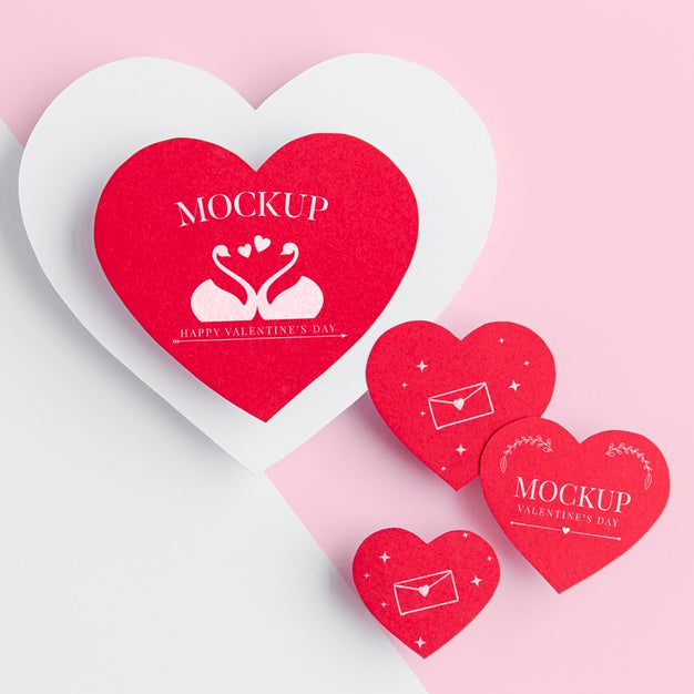 Free Valentine'S Day Concept Mock-Up Psd