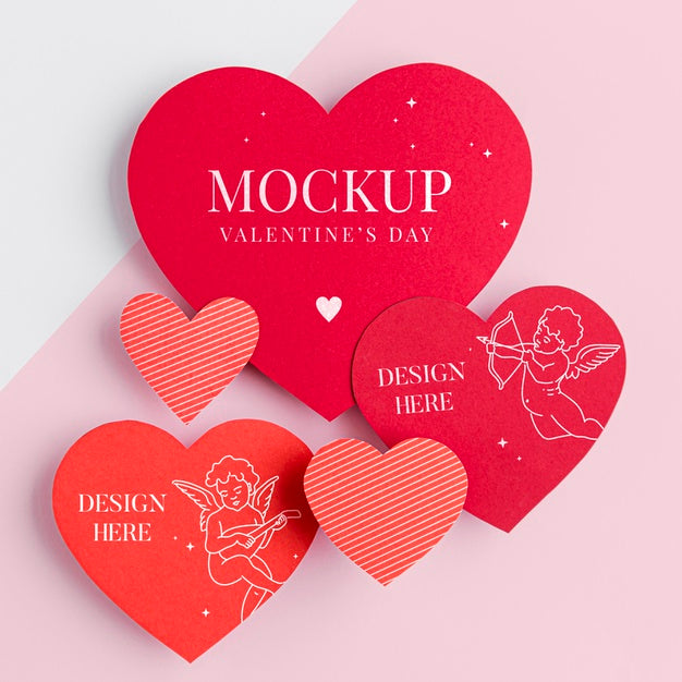 Free Valentine'S Day Concept Mock-Up Psd