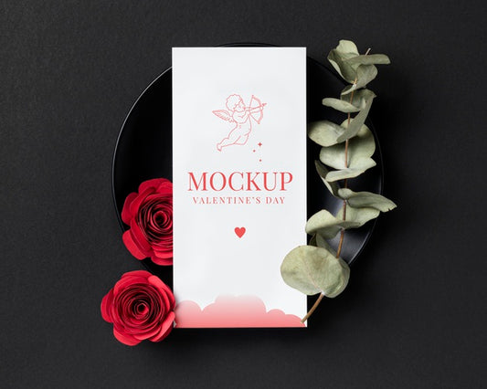 Free Valentine'S Day Concept Mock-Up Psd