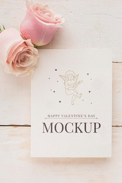 Free Valentine'S Day Concept Mock-Up Psd