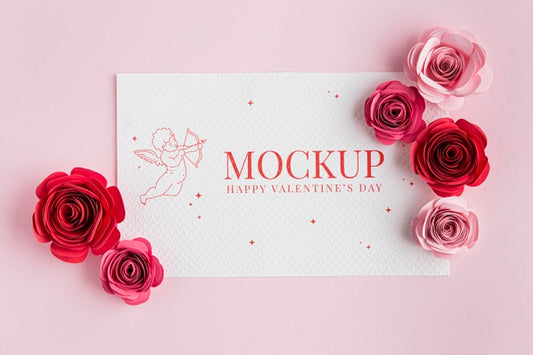 Free Valentine'S Day Concept Mock-Up Psd