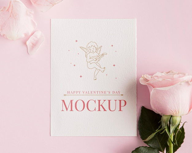 Free Valentine'S Day Concept Mock-Up Psd