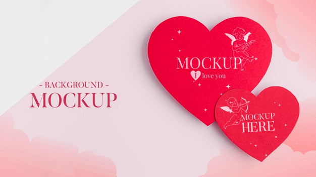 Free Valentine'S Day Concept Mock-Up Psd