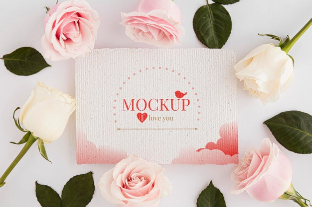 Free Valentine'S Day Concept Mock-Up Psd