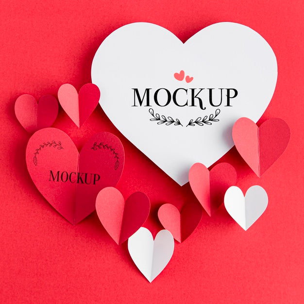 Free Valentine'S Day Concept Mock-Up Psd