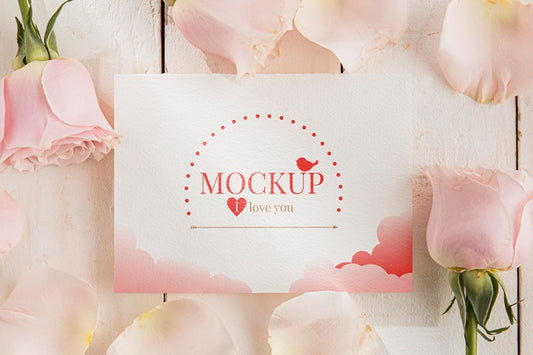 Free Valentine'S Day Concept Mock-Up Psd