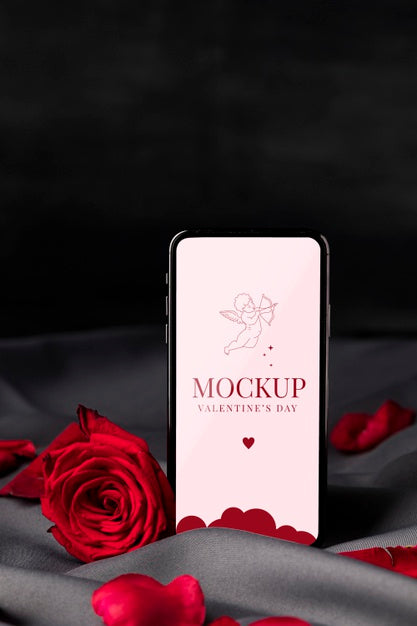 Free Valentine'S Day Concept Mock-Up Psd