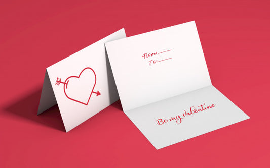 Free Valentine'S Day Invitation Mockup Psd