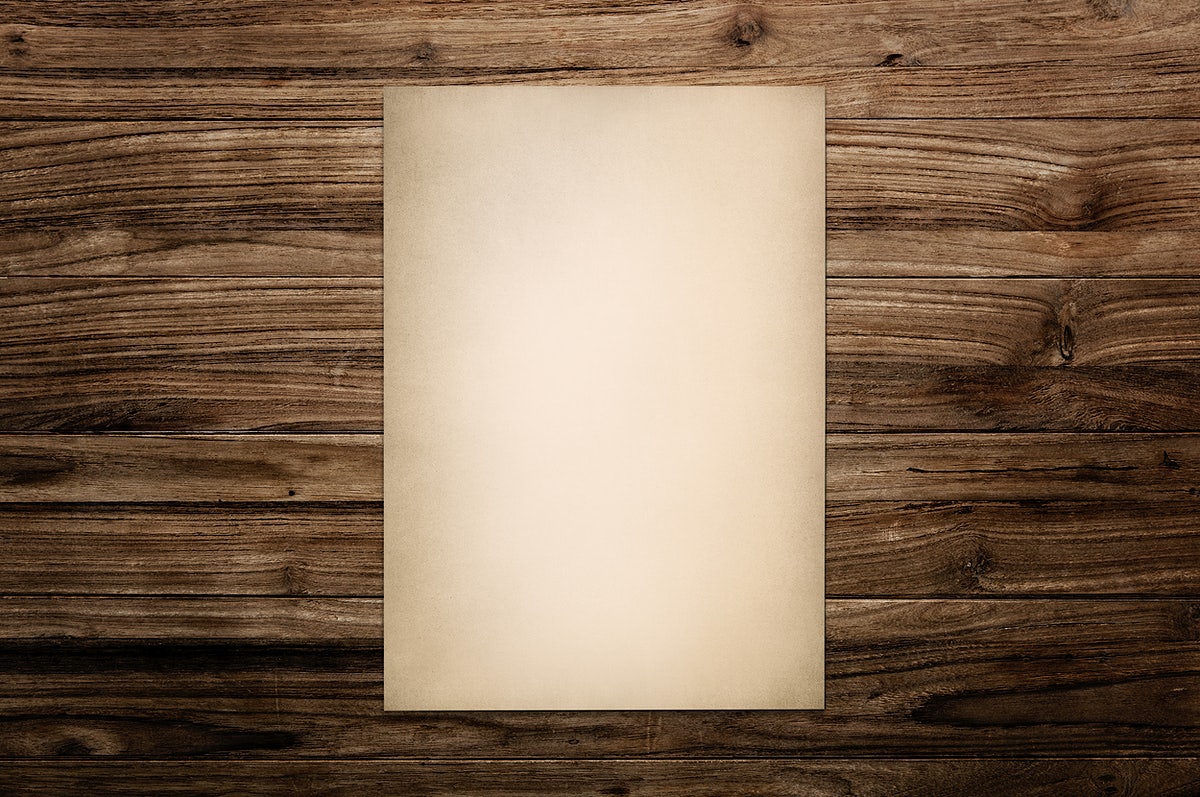 Free Vintage Brown Paper Textured Mockup