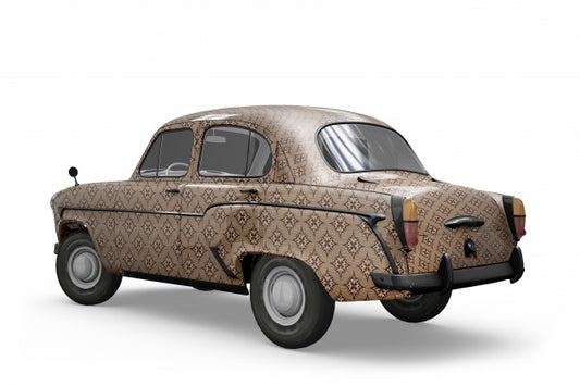Free Vintage Car Mockup Psd