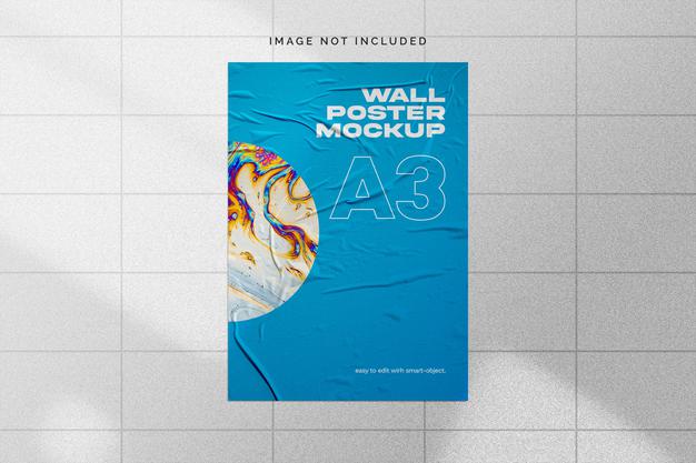 Free Wall Poster Mockup Psd