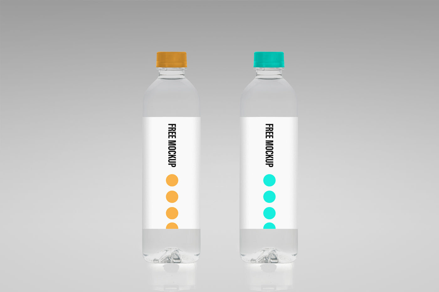 Free Water Bottle Mockup