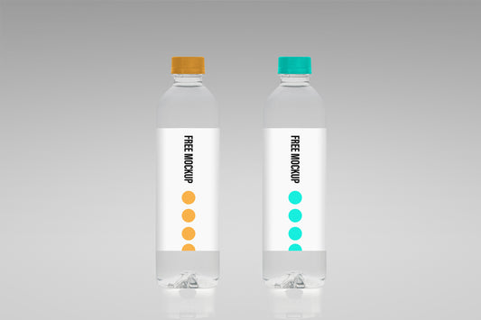 Free Water Bottle Mockup