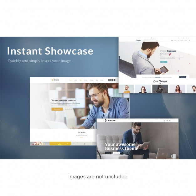 Free Web Page Mock Up Psd