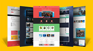 Free Website Layout Design Showcase Mock-Up Psd For Web Designers