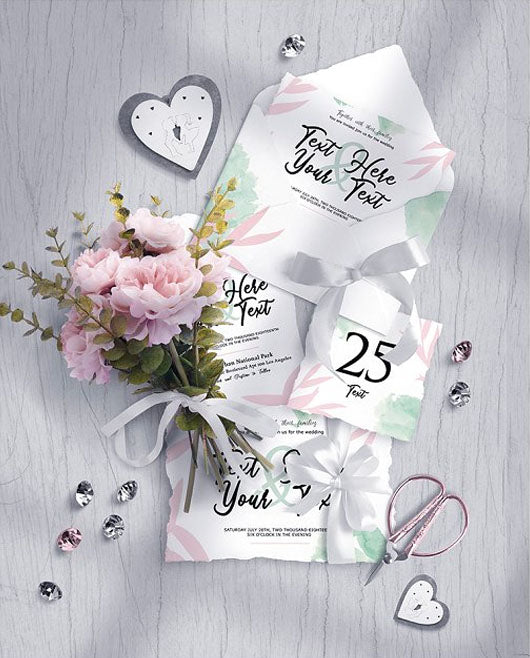 Free Wedding Mockup Scene Creator