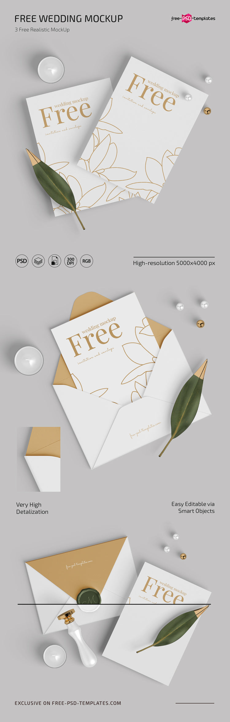 Free Wedding Mockup