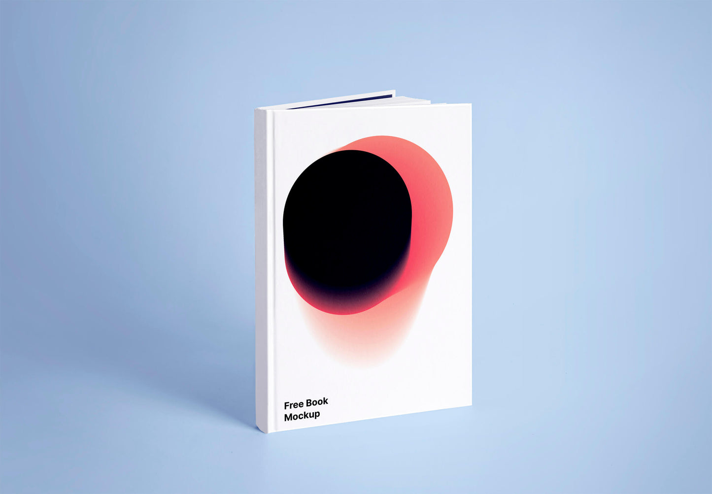 Free White Book Realistic Mockup