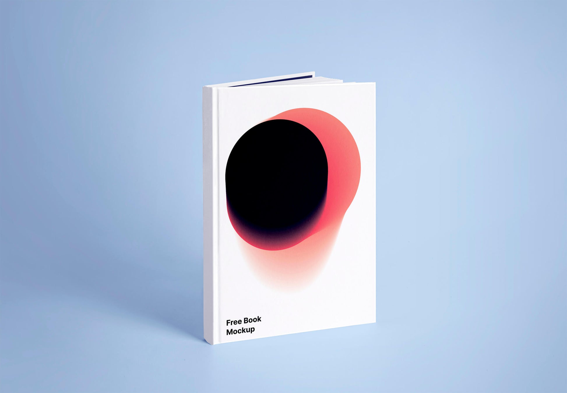 Free White Book Realistic Mockup