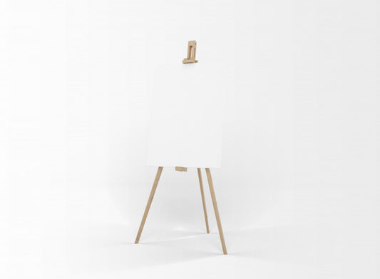 Free White Canvas On A Easel Psd