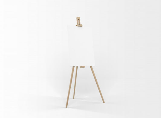 Free White Canvas On A Easel Psd