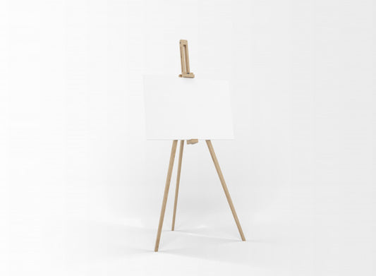 Free White Canvas On A Easel Psd