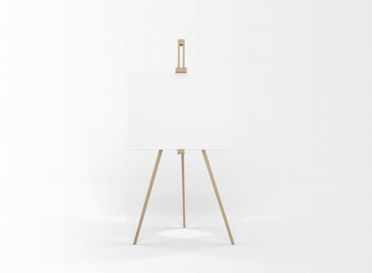 Free White Canvas On A Easel Psd