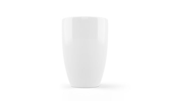 Free White Ceramic Mug Mockup Isolated Psd