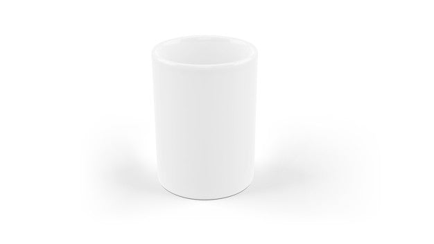 Free White Ceramic Mug Mockup Isolated Psd