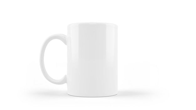 Free White Ceramic Mug Mockup Isolated Psd