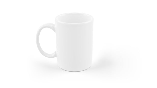 Free White Ceramic Mug Mockup Isolated Psd