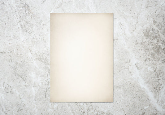 Free White Paper On A Gray Marble Background