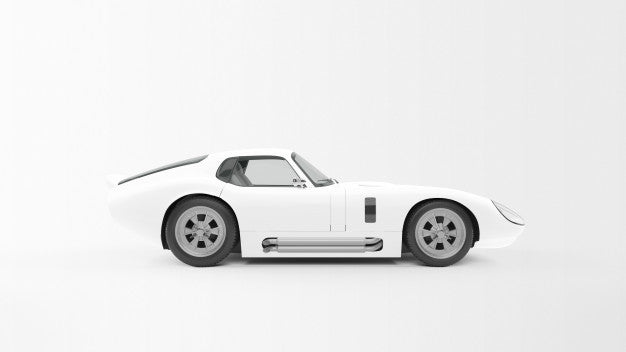 Free White Sport Car Psd