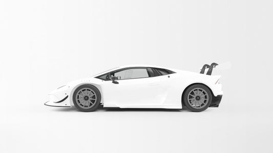 Free White Sport Car Psd