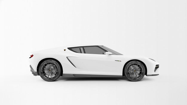 Free White Sport Car Psd