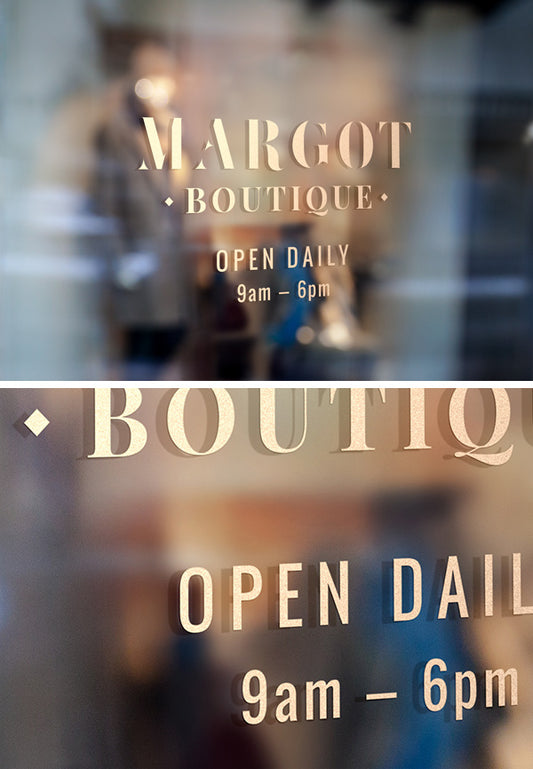 Free Window Signage Mockup #2