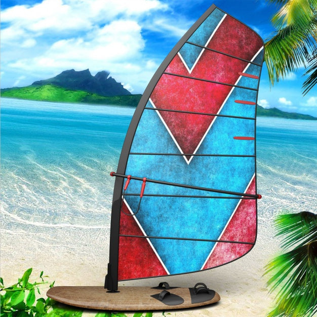 Free Windsurf Board Presentation Design Psd