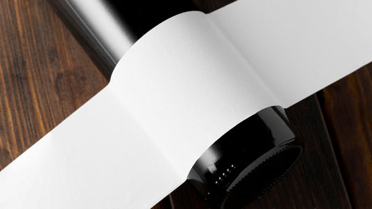 Free Wine Bottle Label Mock Up Close Up Psd