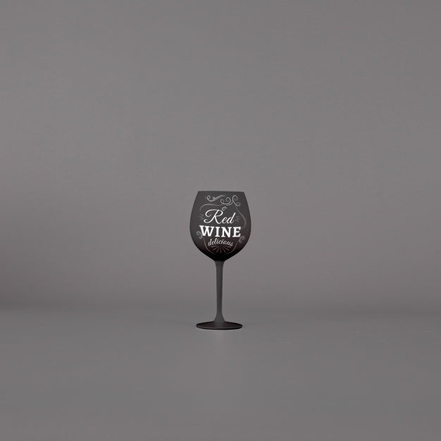 Free Wine Glass Mockup Psd