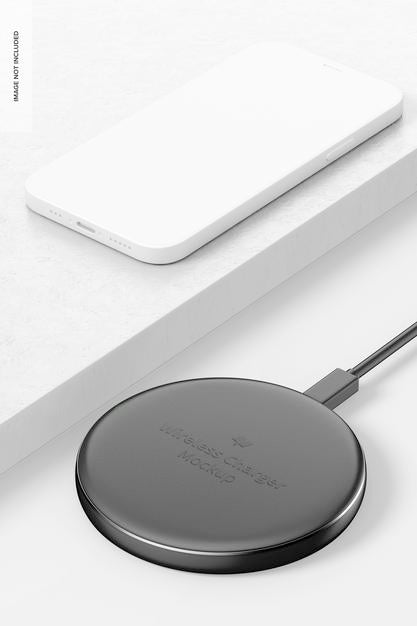 Free Wireless Charger Mockup Psd