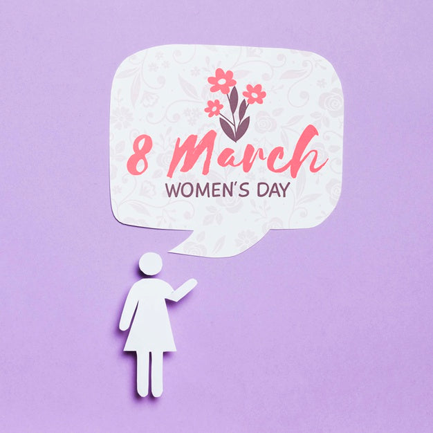 Free Woman'S Day Concept Mock-Up Psd