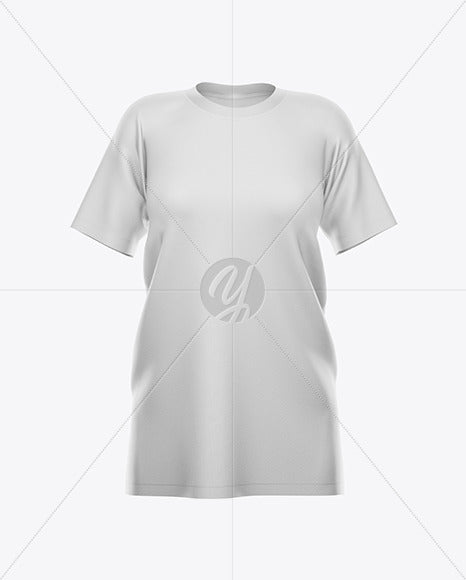 Free Women'S Baggy T-Shirt Mockup