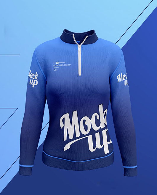 Free Women’S Sweatshirt Mockup Set